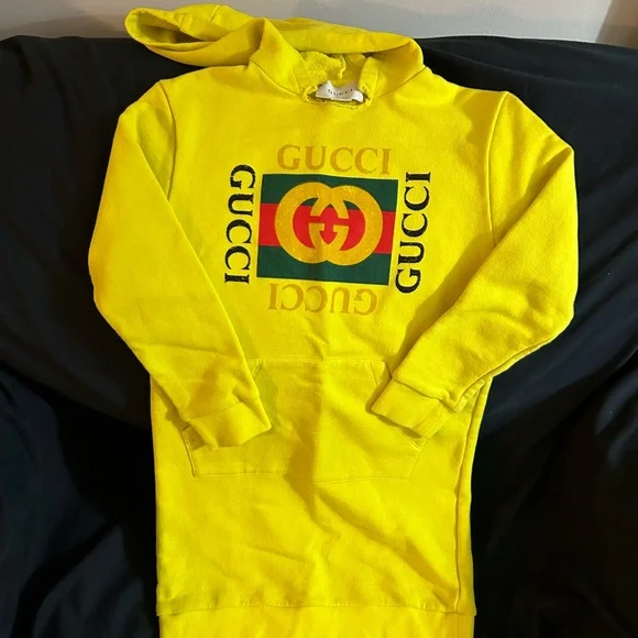 Gucci Dresses Girls Gucci Sweatshirt Dress Poshmark